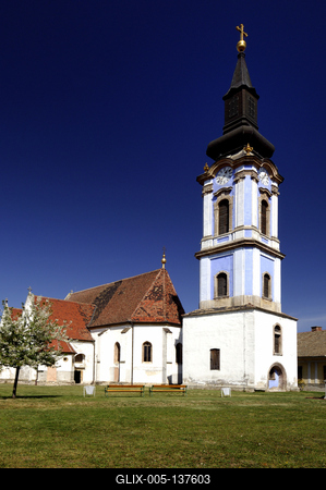 Ráckeve, Szerb templom-stock-foto