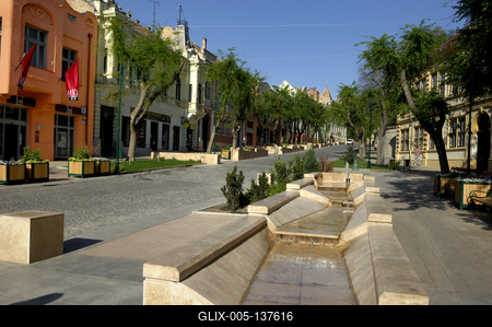 Szekszárd belvárosa (Garay tér)-stock-foto
