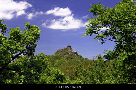 Salgóbánya, Salgó vára-stock-foto