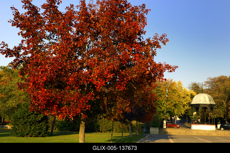 Vác, Duna-parti sétány-stock-foto