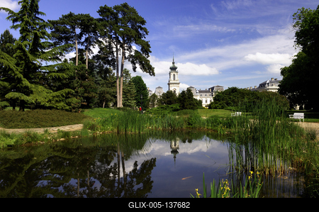 Keszthely, Festetics-kastély-stock-foto