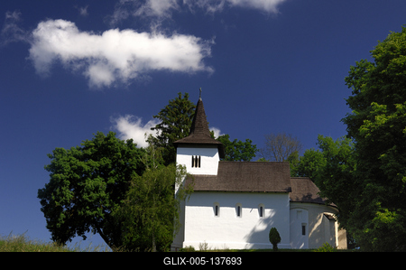 Böde-Zalaszentmihályfa, Római katolikus templom-stock-foto