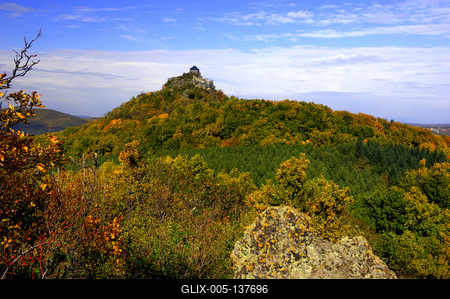Salgóbánya, Salgó vára-stock-foto
