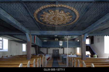 Szentgyörgyvölgy, Református templom-stock-foto