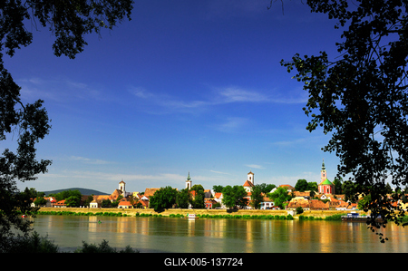 Szentendre látványa-stock-foto