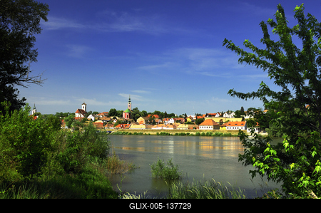Szentendre látványa-stock-foto