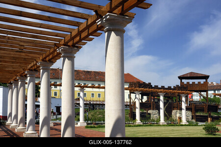 Szombathely, Történelmi Témapark-stock-foto