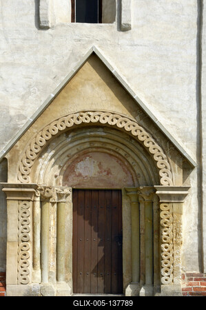 Magyarszecsőd, Katolikus templom-stock-foto