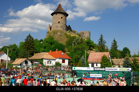 Somoskői vár-stock-foto