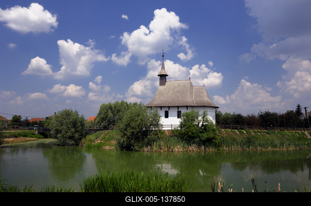 Csengersimai református templom-stock-foto