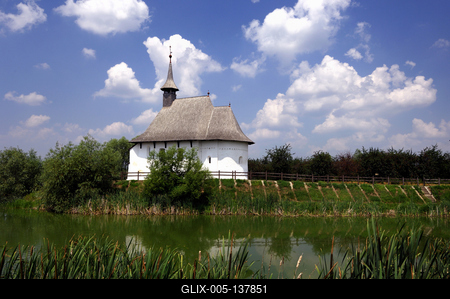 Csengersimai református templom-stock-foto