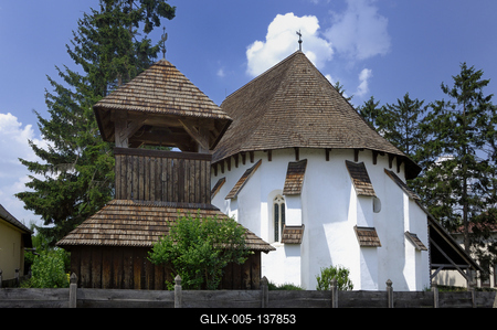 Kisszekeres, református templom-stock-foto