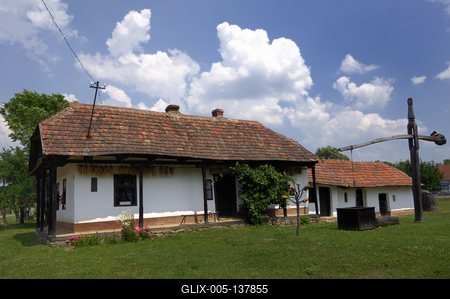 Fülesd, Falumúzeum (skanzen)-stock-foto
