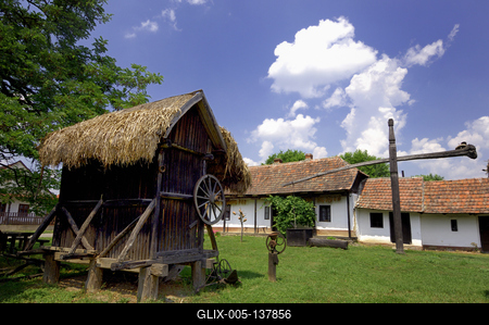 Fülesd, Falumúzeum (skanzen)-stock-foto