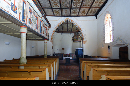 Sonkád, református templom-stock-foto