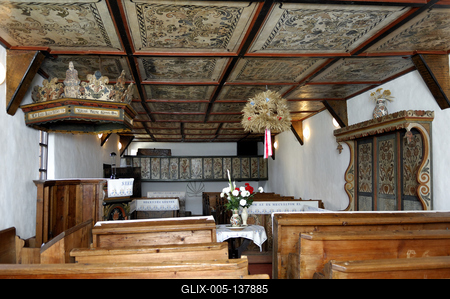 Tákosi református templom-stock-foto