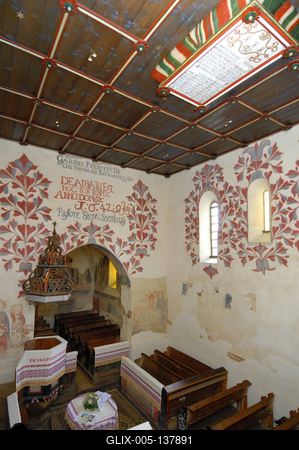 Csaroda, Református templom-stock-foto