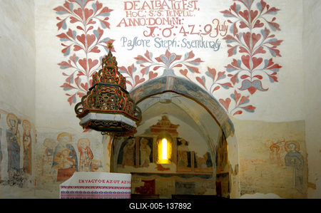 Csaroda, Református templom-stock-foto