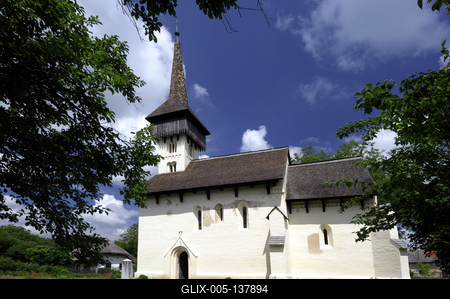 Csaroda, Református templom-stock-foto