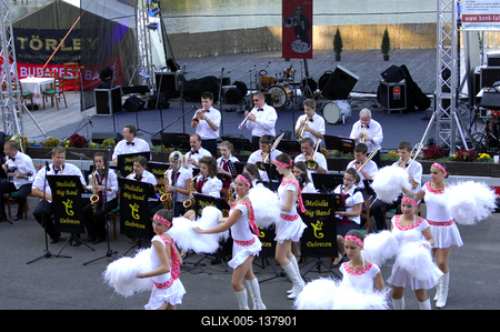 Bánk, Louis Armstrong Jazzfesztivál-stock-foto