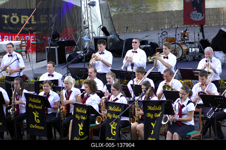 Bánk, Louis Armstrong Jazzfesztivál-stock-foto