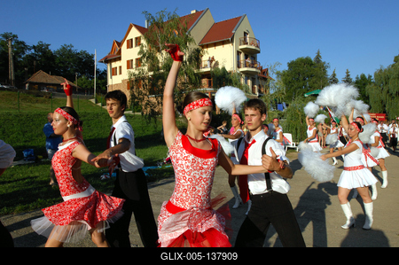 Bánk, Louis Armstrong Jazzfesztivál-stock-foto