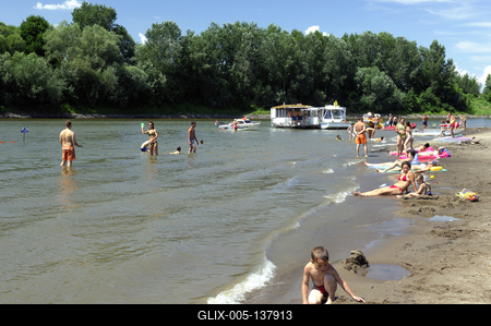 Vásárosnamény, Gergelyiugornyai szabadstrand-stock-foto