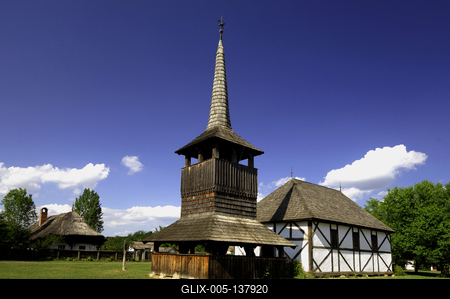 Nyíregyháza, Sóstói Múzeumfalu-stock-foto
