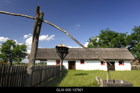 Nyíregyháza, Sóstói Múzeumfalu-stock-foto