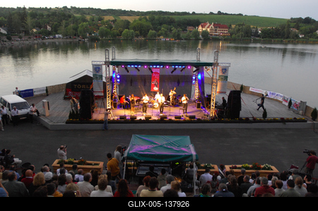 Bánk, Louis Armstrong Jazzfesztivál-stock-foto