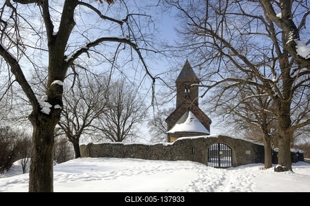 Nagybörzsöny, Szent István-templom-stock-foto