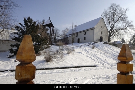 Nagybörzsöny, Bányász templom-stock-foto