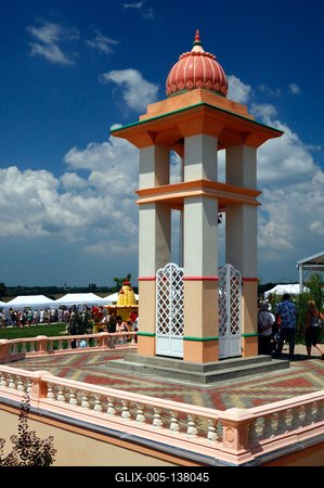 Somogyvámos, Krisna-völgy-stock-foto