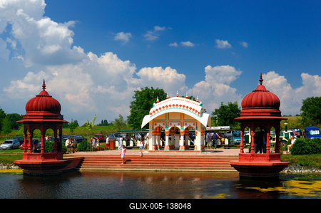 Somogyvámos, Krisna-völgy-stock-foto