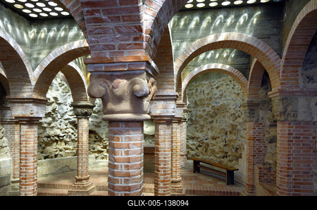 A dömösi prépostság altemploma-stock-foto