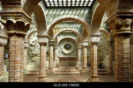 A dömösi prépostság altemploma-stock-foto