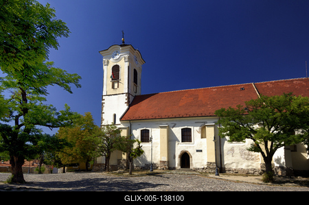 Szentendre, Keresztelő Szent János-plébániatemplom-stock-foto