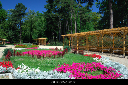 Siófok, Jókai park-stock-foto
