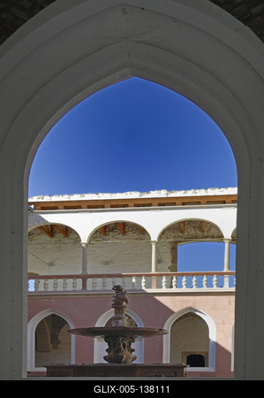 Visegrád, Királyi palota-stock-foto