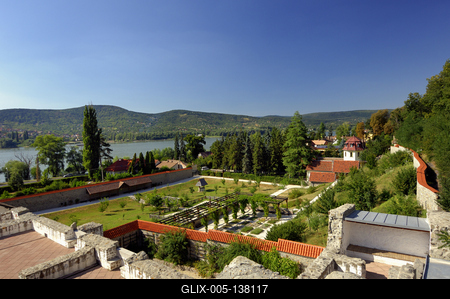 Visegrád, Királyi palota-stock-foto