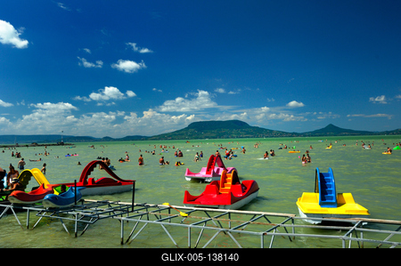 Fonyód - szabadstrand-stock-foto