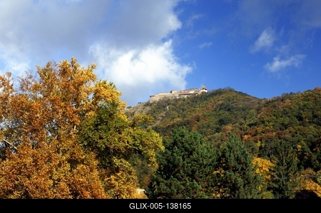 Visegrád, Fellegvár-stock-foto