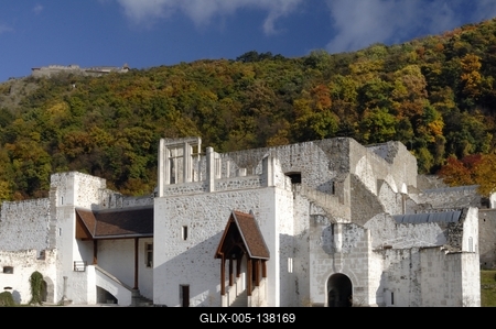 Visegrád, Királyi palota-stock-foto