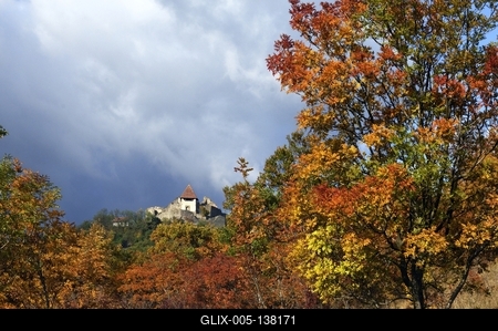 Visegrád, Fellegvár-stock-foto