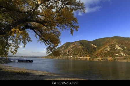 A Dunakanyar látványa Dömösnél-stock-foto