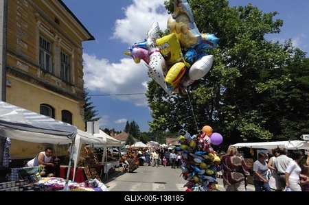 Őrségi Vásár Őriszentpéteren-stock-foto