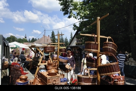Őrségi Vásár Őriszentpéteren-stock-foto