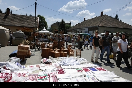 Őrségi Vásár Őriszentpéteren-stock-foto
