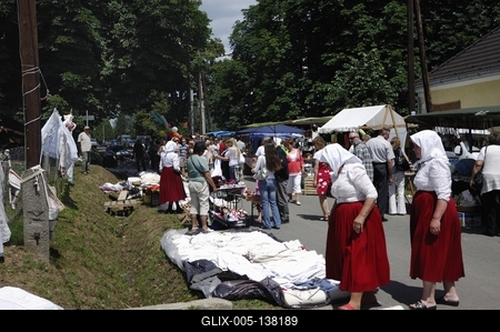 Őrségi Vásár Őriszentpéteren-stock-foto
