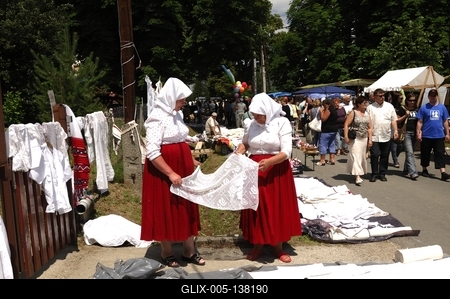 Őrségi Vásár Őriszentpéteren-stock-foto